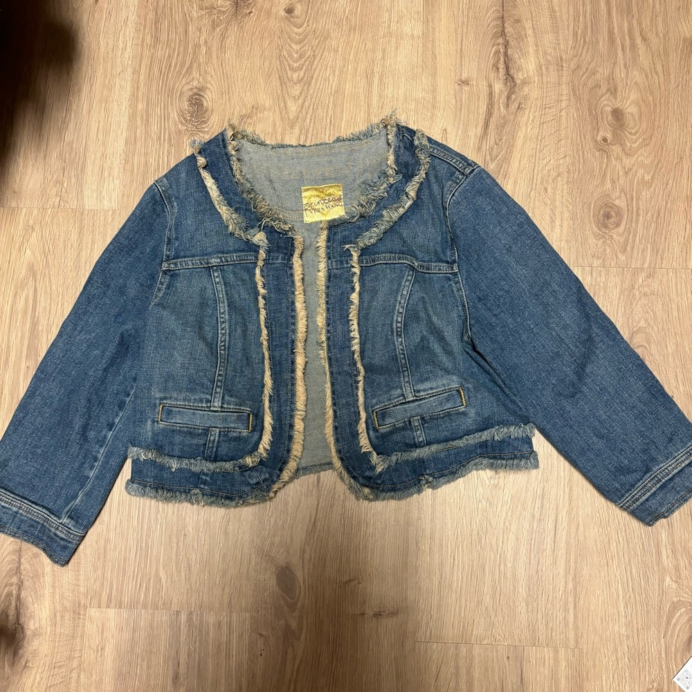 Vera wang vintage denim jacket